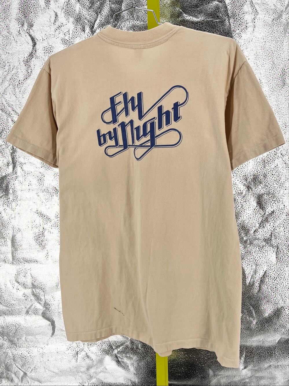 80s Jimmy Buffett Fly by Night Productions Tshirt 1980s Video Film Crew